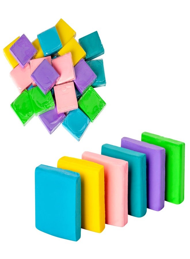 Ouksma 24 Pack Kneaded Erasers,Colorful Drawing Art Moldable Kneaded Sketching Erasers for Artists Blend, Shade, Smooth(24,Colored Eraser) - Image 1