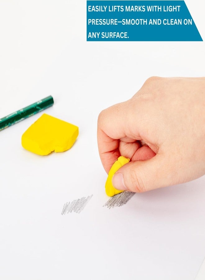 Ouksma 24 Pack Kneaded Erasers,Colorful Drawing Art Moldable Kneaded Sketching Erasers for Artists Blend, Shade, Smooth(24,Colored Eraser) - Image 3