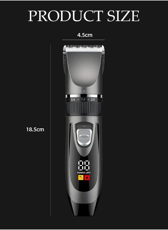 DUNISO Hair Clippers Electric with 5 Modes Hair Cutting Kit Pro Mens Clippers for Hair Cutting Quite LED Display Cordless Rechargeable Hair Trimmer Set Professional Barbers Grooming Kit  - Image 4