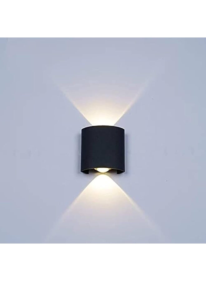 Black Up Down Wall Applique – Warm Lighting (Warm) – Modern Design – 1 Year Warranty - Image 2