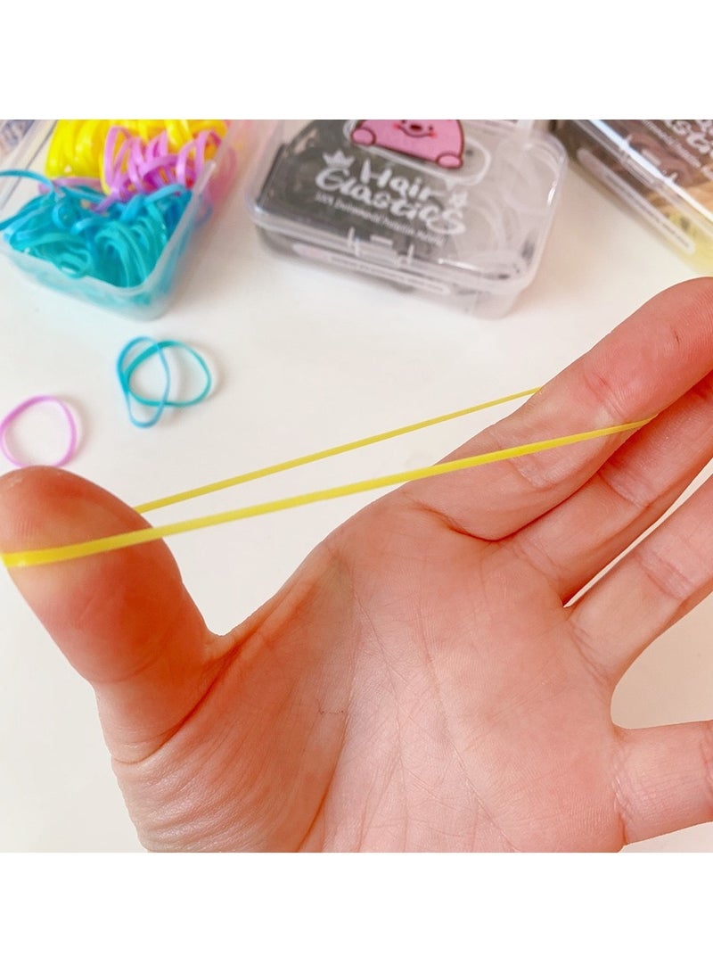 الشعر تمتد مربع 150 قطعة متعددة الألوان و 150 قطعة سوداء 100 ٪ مواد صديقة للبيئة للأطفال حلوى اللون - Image 4