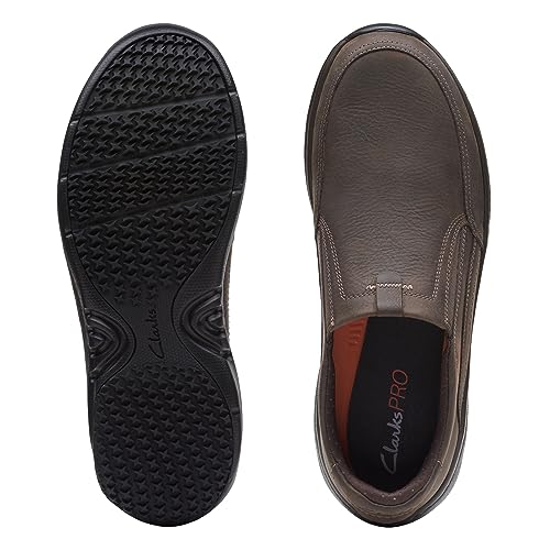 clarks أحذية كلاركس للرجال كلاركس برو ستيب بني داكن جلد مدبب 7.5 متوسط - Image 5