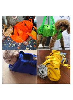KASTWAVE Restraint Bag for Claw Care Nail Trimming Anti-Scratching Grooming Bag for Cats Medical Examination(Yellow-M)  - Image 4