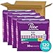 Poise وسادات بويز لسلس البول وسادات ما بعد الولادة 3 قطرات امتصاص خفيف طول عادي 120 قطعة 4 عبوات من 30 قد تختلف التعبئة والتغليف - Image 4