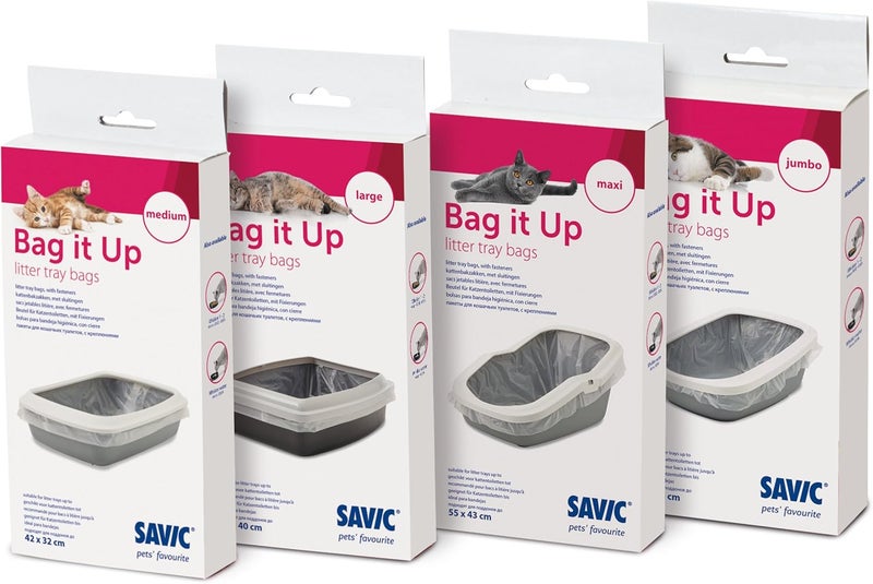 Savic Bag It Up Large Liners for Cat Litter Trays, 46 cm - Image 3