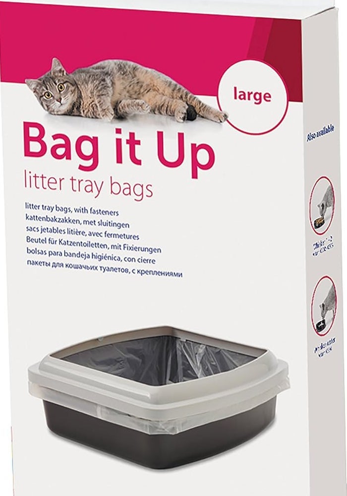 Savic Bag It Up Large Liners for Cat Litter Trays, 46 cm - Image 1