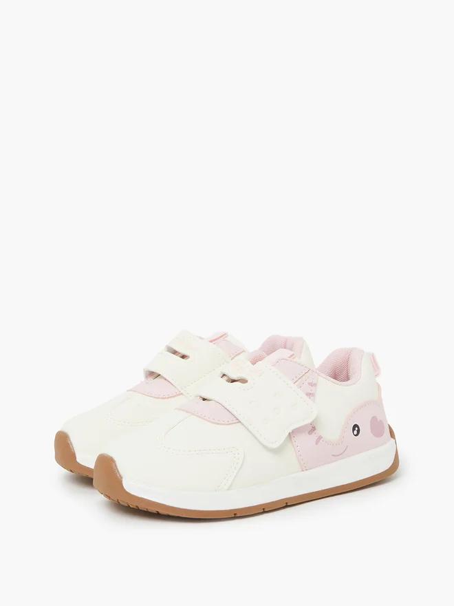 Styli Styli Girls Panelled Velcro Sneakers