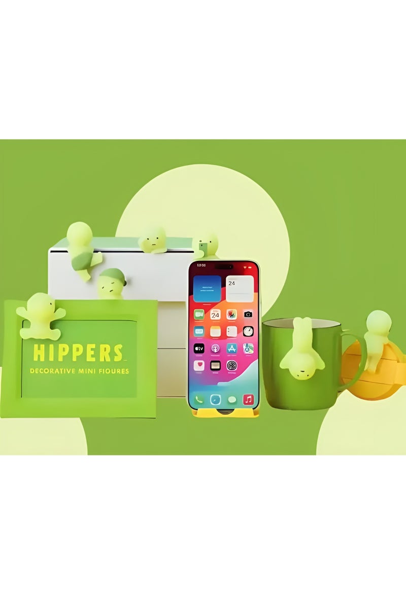 Smiski Dreams Hippers Smiski – Glow in the Dark Edition Mystery Box | Cute Decorative Mini Figures for Phone, Mug, Shelf, Desk & So On | Collectible Surprise Toy Gift | Pack of 1 - Image 2