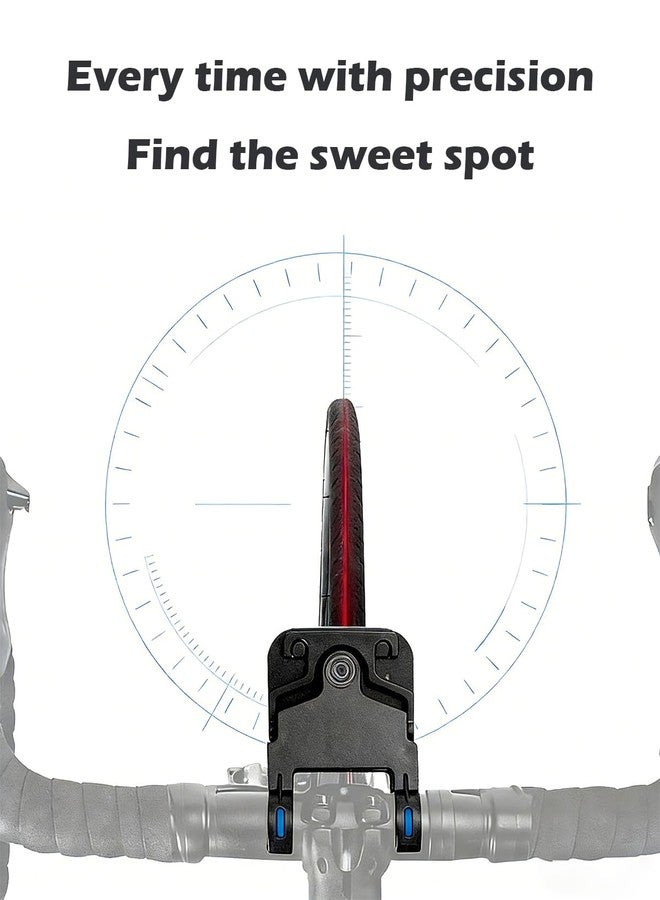 Nowyeh Handlebar Laser Aligner for Bicycles, High-Precision Infrared Bicycle Handlebar and Saddle Center Adjuster, Rechargeable Bike Seat Calibrator and Alignment Tool, Cycling Alignment Indicator - Image 3