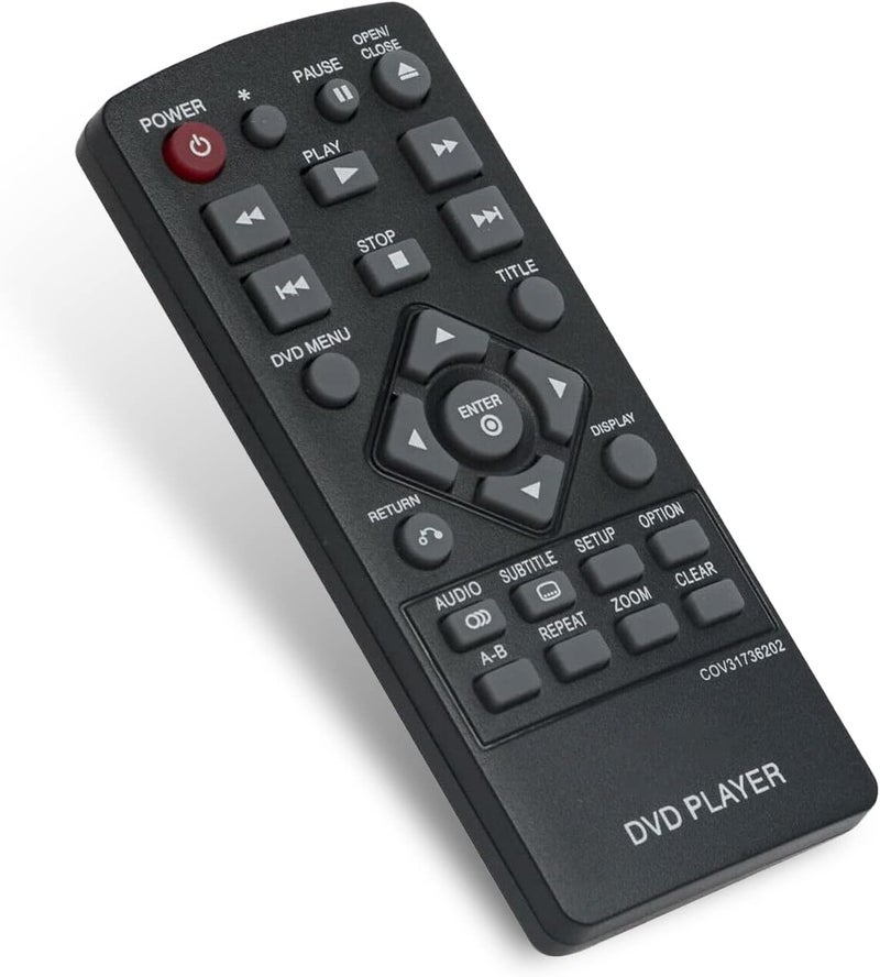 BOMAZ Replacement Remote Control for LG COV31736202 DP132H DP132 DP132NU DVD Player - Image 1