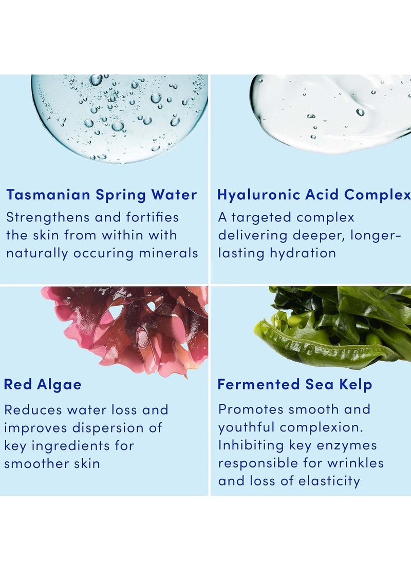Sand & Sky Tasmanian Spring Water Hydration Boost Cream Hyaluronic acid face moisturizer lightweight cream for all skin types 60ml  - Image 3