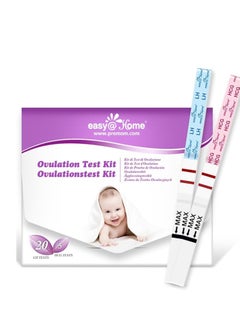 Easy@Home Ovulation Fertility Test Predictor Kit 20 LH + 5 HCG Strips Accurate Fertility Test for Women Ovulation Monitor - Powered  - Image 1