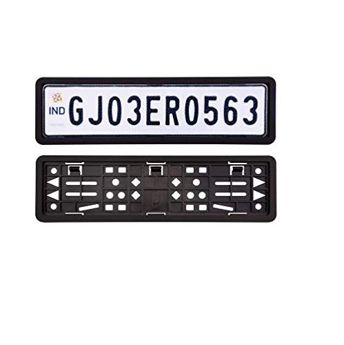 Auto Oprema (AWARD WINNER AT INDIA'S RISING STAR 2024) Car Number Plate Frame Set of Two (Front and Back) For Maruti Suzuki Vitara Brezza - Image 5
