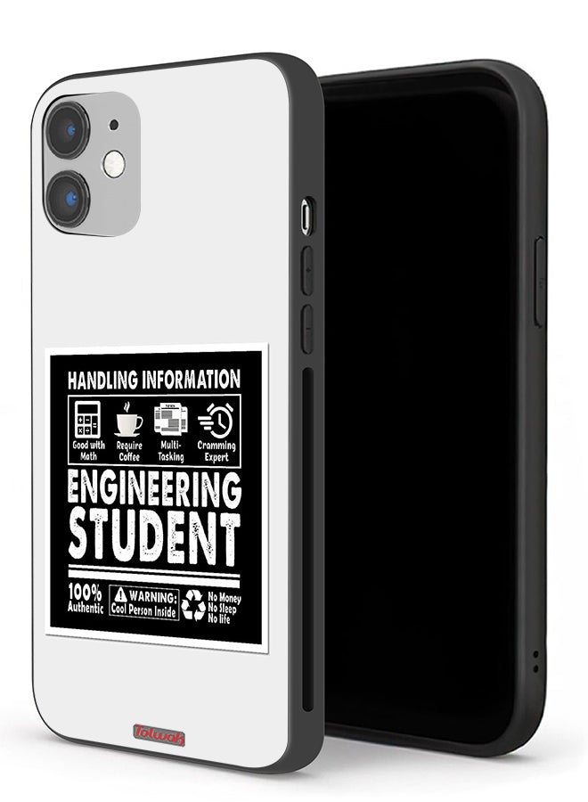 Tolwak Apple iPhone 12 mini Protective Case Engineering Student Sticker - Image 1