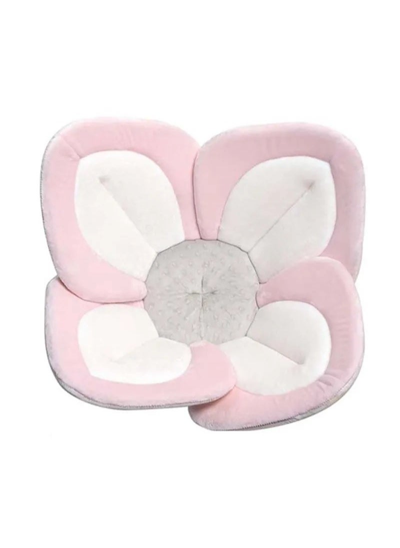 Buna Baby Bath Lotus Cushion Sink Bather Petal Newborn Bathtub Mat Bathing Tub Seat Support Lounger Flower Bathing Pad Non-Slip Safety Sink Insert Tub  - Image 1