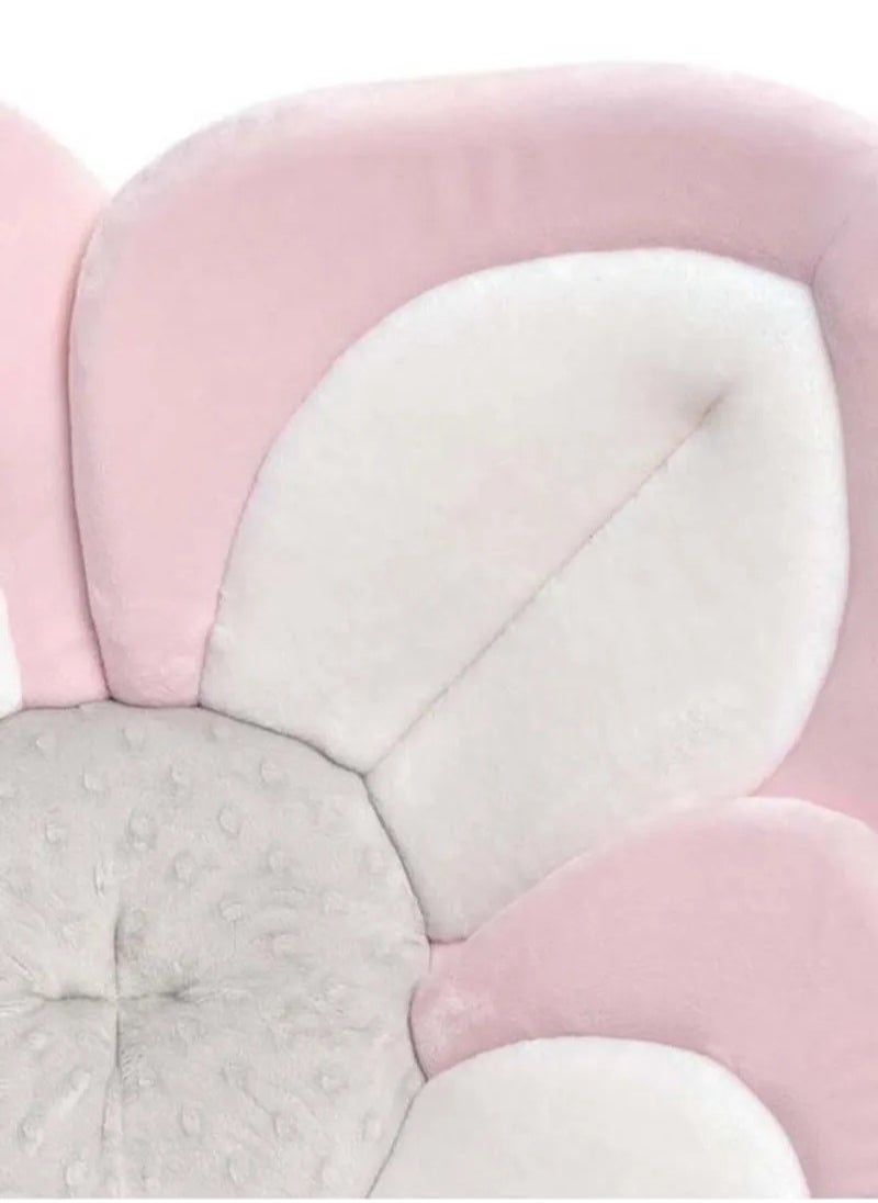Buna Baby Bath Lotus Cushion Sink Bather Petal Newborn Bathtub Mat Bathing Tub Seat Support Lounger Flower Bathing Pad Non-Slip Safety Sink Insert Tub  - Image 2