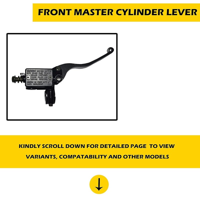 VTRUST اسطوانة الفرامل الرئيسية الأمامية VTRUST لدراجة TVS Apache RTR (أمامية) - Image 2