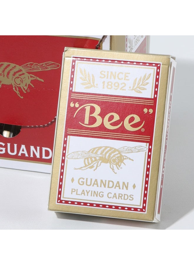 Bee Bee Poker Cards For Dou Di Zhu Game Competition Entertainment High-end Playing Cards Red 1 Deck - Image 2
