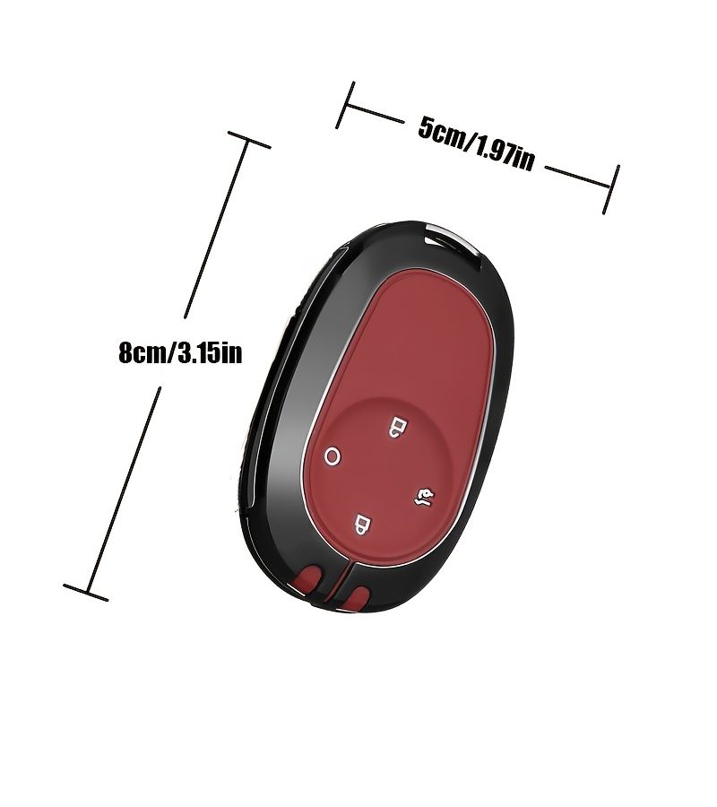 Brown Model A Car Key Case For Selected Models With Shell Buckle Metal Lining - Image 4