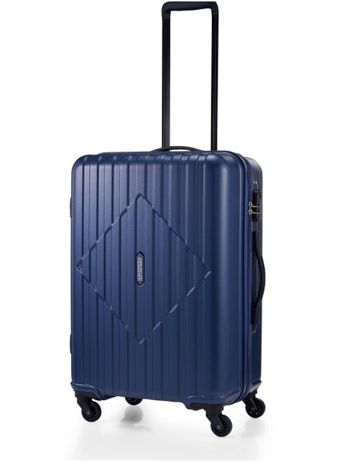 SKYTRAC HARD SPINNER MEDIUM 68 CM NAVY WITH NON-TSA
