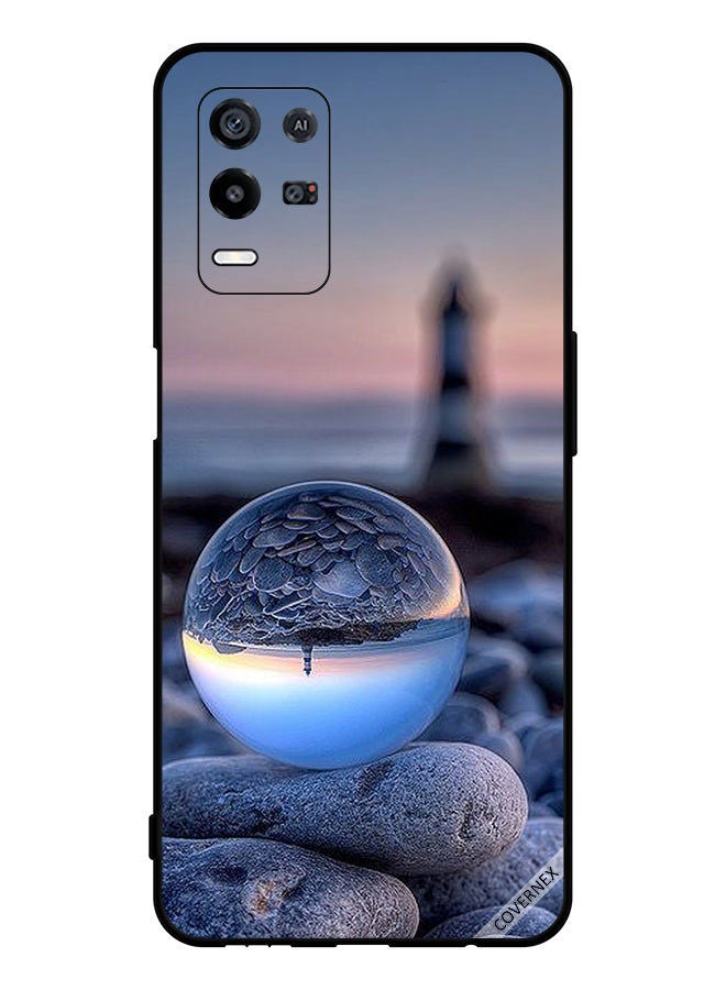 Covernex Protective Case Cover For Oppo K9x Awesome Photgraphy Of Nature In Round Glass - Image 1