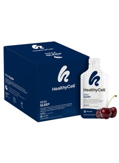 Healthycell Healthycell REM Sleep - Liquid Gel Extra Strength Sleep Aid Supplement for Adults - Sleep Deep with Melatonin and Lemon Balm - 30 Gel Packs 