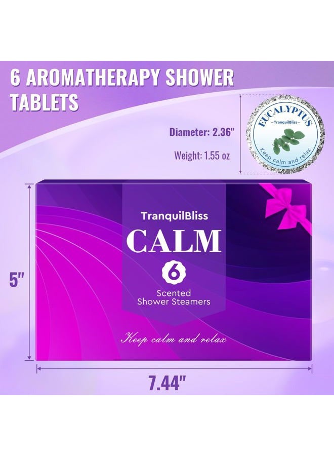 TranquilBliss Shower Steamers Purple 6Pack - Image 3