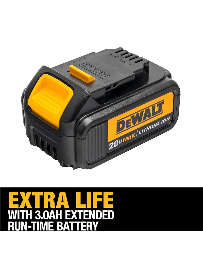 DEWALT DEWALT 20V MAX Battery with LED Charge Indicator 3 Amp Hour 4 Pack DCB2004  - Image 3