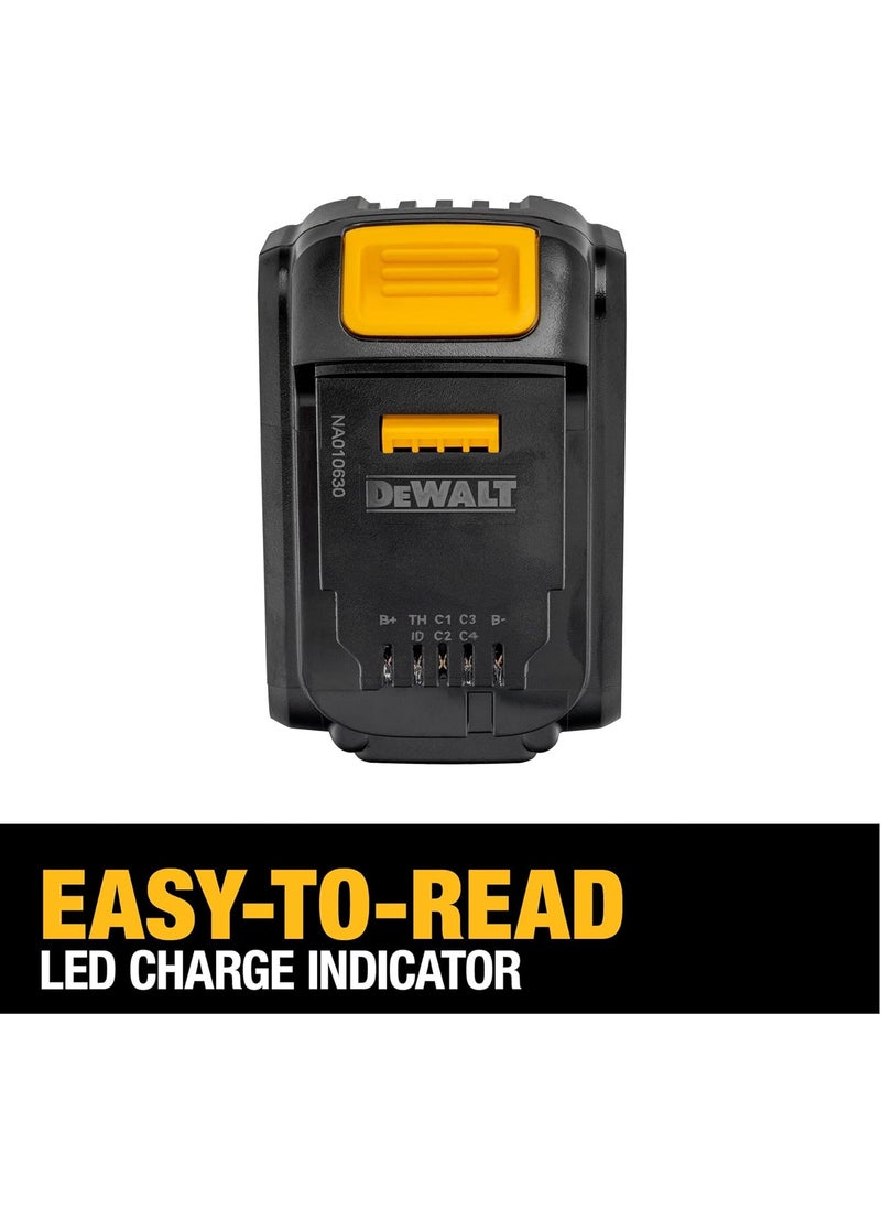 DEWALT DEWALT 20V MAX Battery with LED Charge Indicator 3 Amp Hour 4 Pack DCB2004  - Image 4