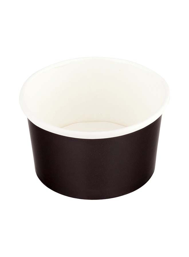 Restaurantware-Coppetta 3 Ounce Paper Cups, 200 Durable To Go Cups - Lids Sold Separately, Disposable, Black Paper Dessert Cups, Freezable, For Cafes And Restaurants - Image 2