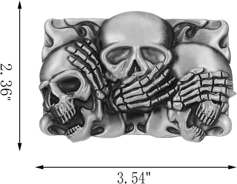 QQA Native American men's novelty belt buckle Birthday party holiday gifts cowboy buckles - Image 2
