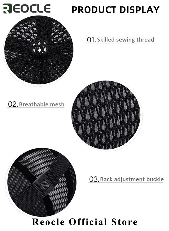REOCLE Unisex Breathable Full Mesh Hat Baseball Cap Summer Hat Quick Dry Running Hat Lightweight Cooling Water Sports Hat  - Image 5