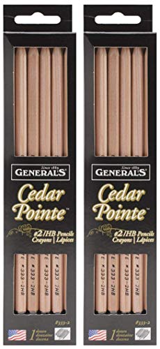 General's Cedar Pointe Graphite Pencils 12/Pkg-#2 Soft - Image 2