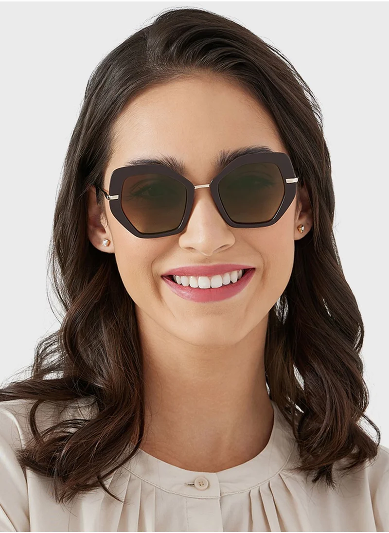 30 سندايز Shook Pentagon Sunglasses