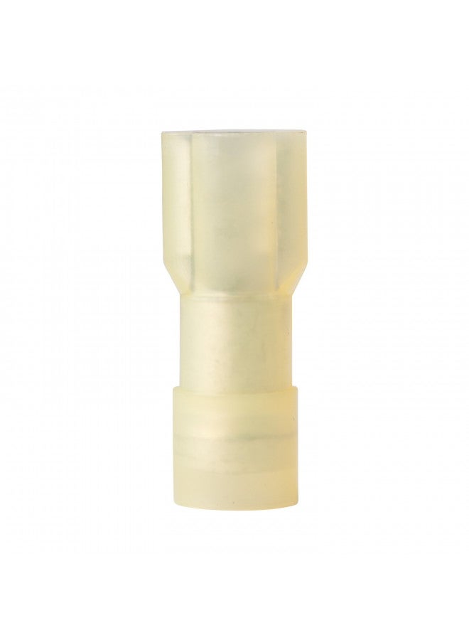 ancor Ancor 221428 Marine Grade Electrical Nylon Insulated Double Crimp Funnel Entry Fully Insulated Disconnects with Insulation Grip (Female, 12 to 10-Gauge, 100-Pack) 