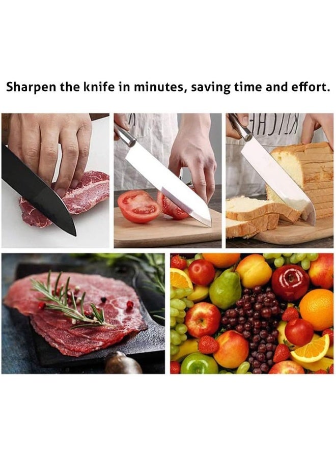 SHOWAY Electric Knife Sharpener Quick Sharpening 1200mAh Battery USB Powered Household Grinder Kitchen Tools - Image 3