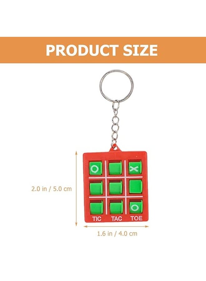 4pcs Chess Keychains Fun Portable Chess Playthings for Boys and Girls Adorable Hanging Keyrings Colors Develops Problem-Solving Strategic Thinking Skills - Image 2