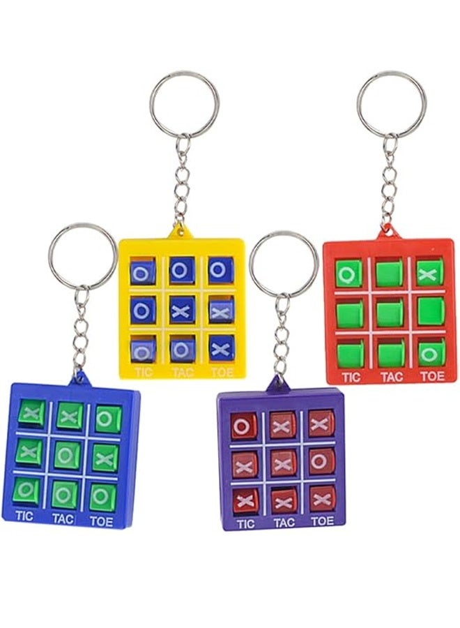 4pcs Chess Keychains Fun Portable Chess Playthings for Boys and Girls Adorable Hanging Keyrings Colors Develops Problem-Solving Strategic Thinking Skills - Image 1