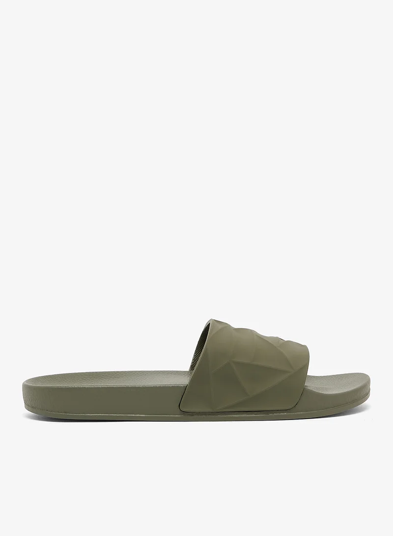 Texture Detail Casual Slides