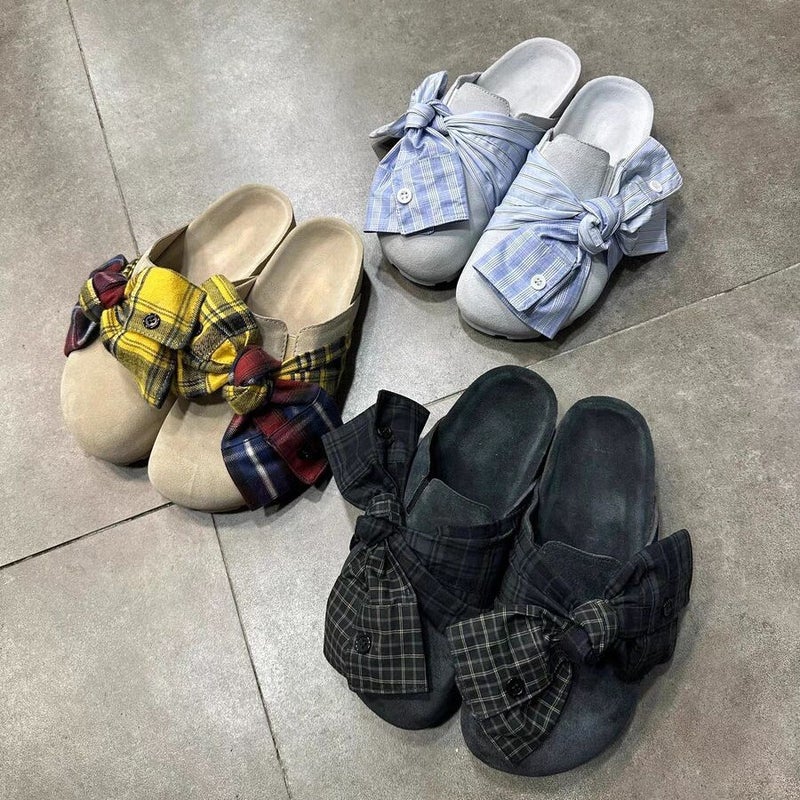 Cute Cartoon Height-Increasing Closed-Toe Mules For Women, Retro College Slip-On Shoes - Image 2