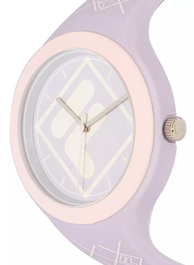 فيلا ساعة فيلا ستايل ماي كورت للجنسين بغطاء حماية وحزام سيليكون بنفسجي، مقاس 42 مم - Image 2