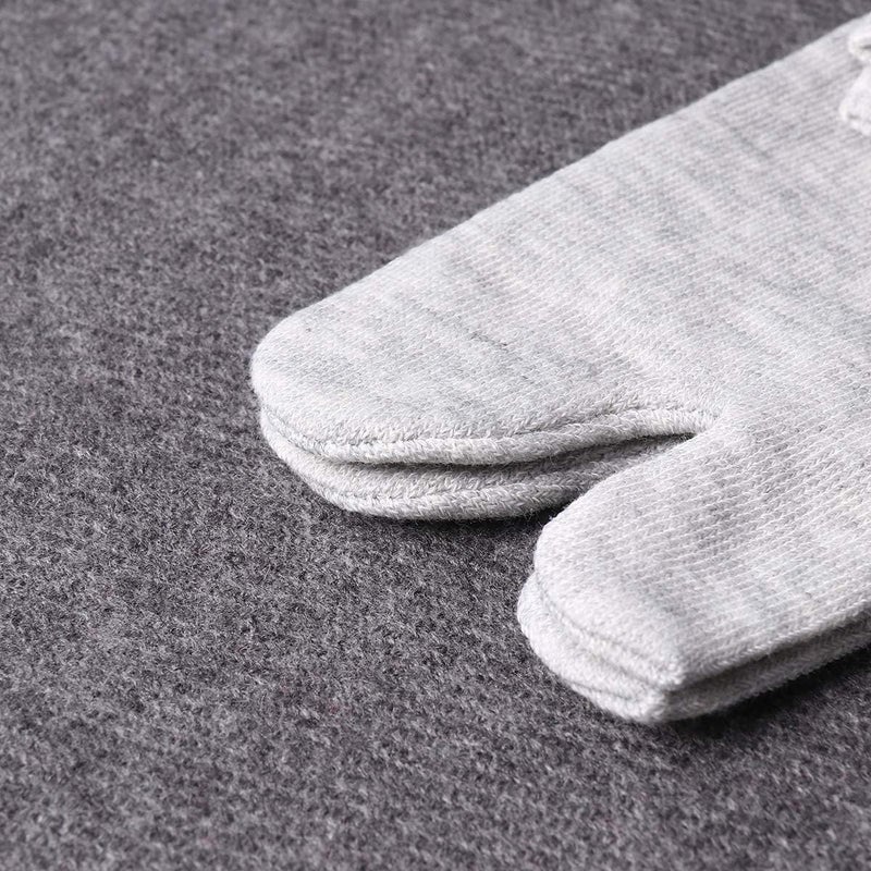 comfrt Elastic Cotton Flip Flop Socks 3 Pairs(White+Grey+Black) - Image 2