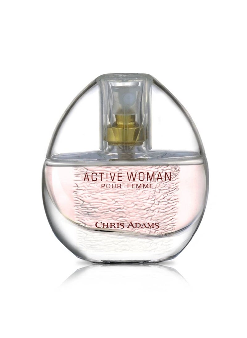 Chris Adams Active Woman Gift Set 80 ML Spray and 200 ML Deo  - Image 2