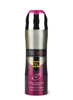 Chris Adams Active Woman Gift Set 80 ML Spray and 200 ML Deo  - Image 3