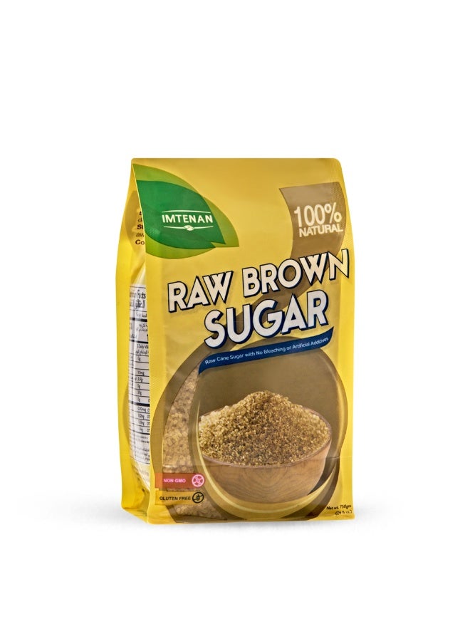 Imtenan Raw Brown Sugar 100% Natural - 750 g - Image 4