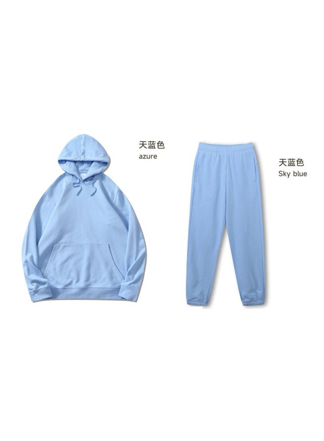 Autumn And Winter Sportswear Suit Group Pure Cotton Games Two-piece Top Training Clothing Long-sleeved Adult Sweatshirt Customization