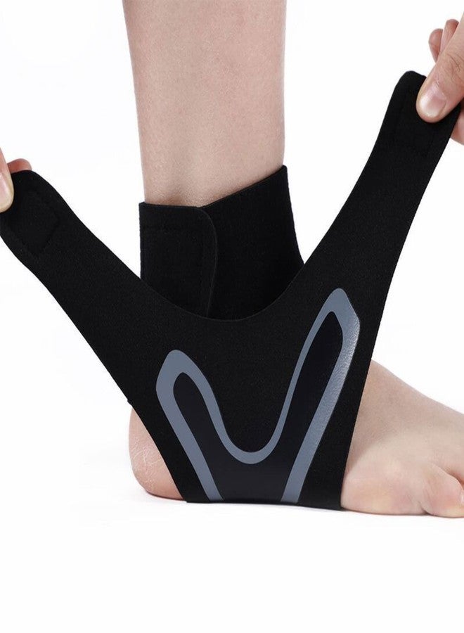 Mockery Ankle Support Brace, Breathable Plantar Fasciitis Sock with Arch Support Compression Ankle Brace Foot Strap Guard Foot Brace for Sprained Ankle, Heel Pain Sports Protector (XL, Right) - Image 1