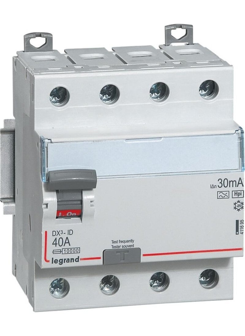 Legrand - Residual Current Protection Relay 4X40A 30MA 10KA - Image 1
