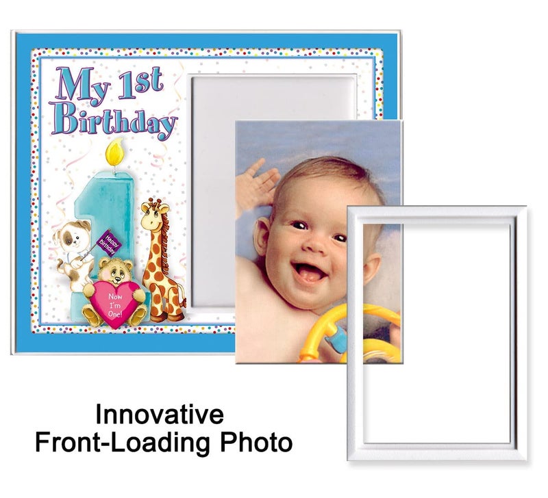 Expressly Yours! Photo Expressions My First Birthday - Picture Frame Gift - Boy - Image 4