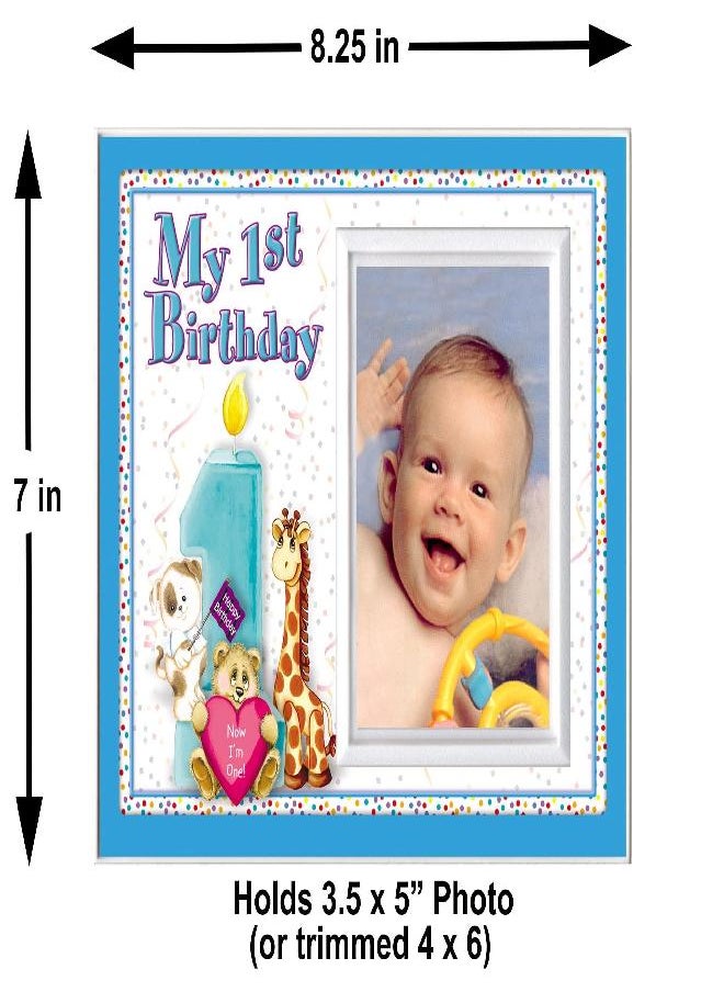 Expressly Yours! Photo Expressions My First Birthday - Picture Frame Gift - Boy  - Image 3